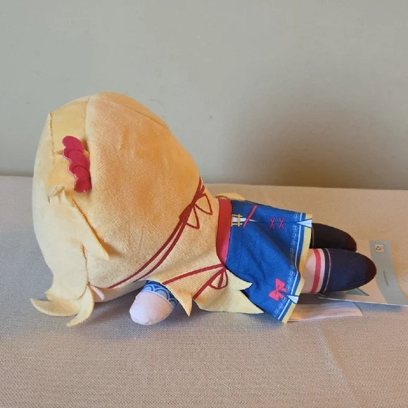 Hololive JP Haato Haachama Nesoberi Laying Down Furyuu Plush Round 1 Exclusive - Picture 2 of 13